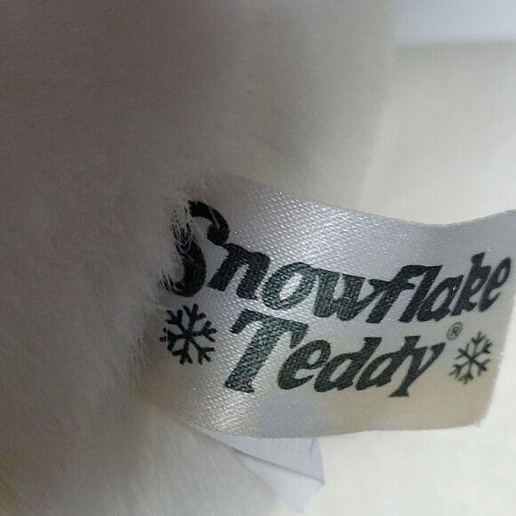 Vintage 90s Dan Dee Christmas Snowflake Teddy 21 in Plush Holiday Stuffed Animal - Picture 6 of 10